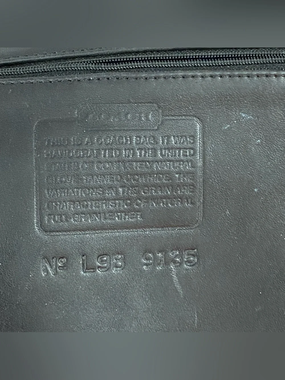 Vintage Coach Slim Hippie Flap Black Leather Crossbody Handbag Adjustable 9135